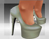 CLASSY OLIVE .TAUPE HEEL