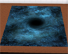 3D space black hole rug