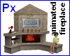Px Animated fireplace