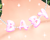 ♡ Choker Baby Pink