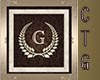 CTG   Plaque initialed G