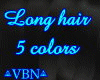 Long hair 5 colors
