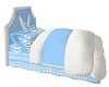 Blue PlayBoy Bunny Bed