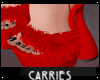 C Torrie Heels Red