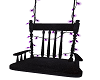 chair swing purple lites