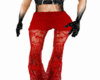RED LACE PANT