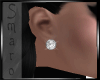 S: Slvr diamond earrings