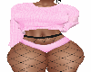 Pink net outfit