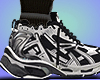 Y2K Black White Skeleton