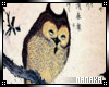 Owl wall scroll