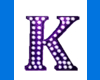 Purple Letter K