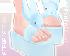 ❄ Bunny Shoes Blue