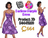 Darlene Purple Dress