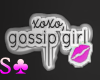 s♣ Gossip Head Sign