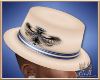 Cream & Azul Gent Hat