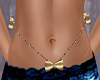 Gold Bows Belly Chain