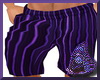 Purple Baggy Shorts M