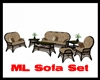 ML-Wicker Sofa Set