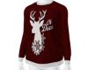 Oh Deer Sweater V1 red