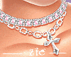 Dara Cross Necklace Pink