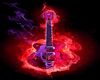 Neon Electric Guitar