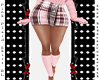 Pink Plaid Skirt RL