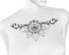 lotus chest tattoo