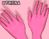 KT♛Pink Long Gloves