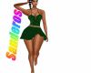 Royal Green Dress