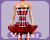 (V)  Plaid corset