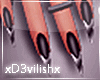 ✘Nails Metal Black