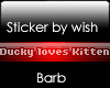 Vip Sticker Ducky loves