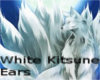 White Kitsune Ears