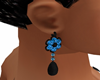 Blue & Black Earrings