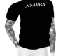 uni AMIRI tee blk