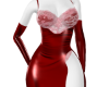 valentines sexy red gown