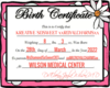 birth certificate