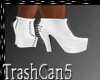 White spiked boots