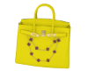 chain birk bag yellow