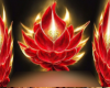 Background lotus red