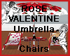 Rose Umbrella Chair Set