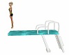 Animated diving board
