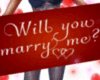 Marry Me Sign