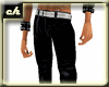 [Ch] Black Silk Pants