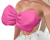 🅟 pink bow top