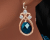 Dark Blue Earring
