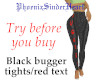 Black tights/red text