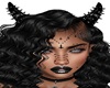 Black Bling Horns
