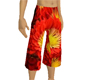 Hawaiian Long Shorts
