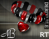 -MB-Red Heart Bracelet R